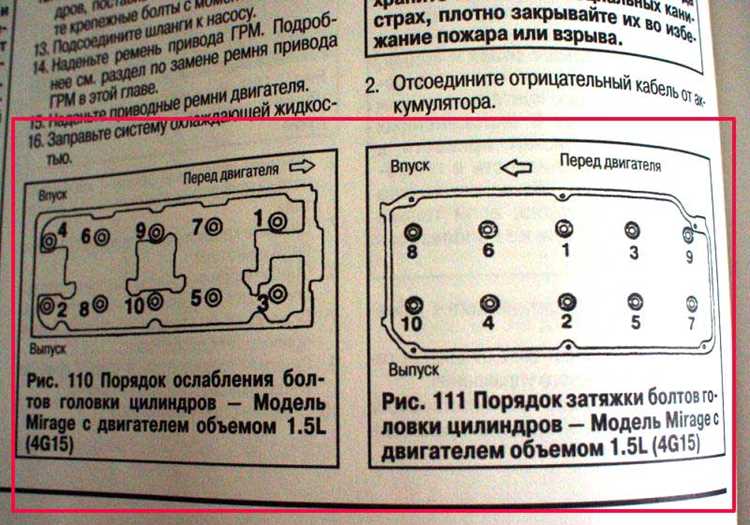 Определение момента для ГБЦ